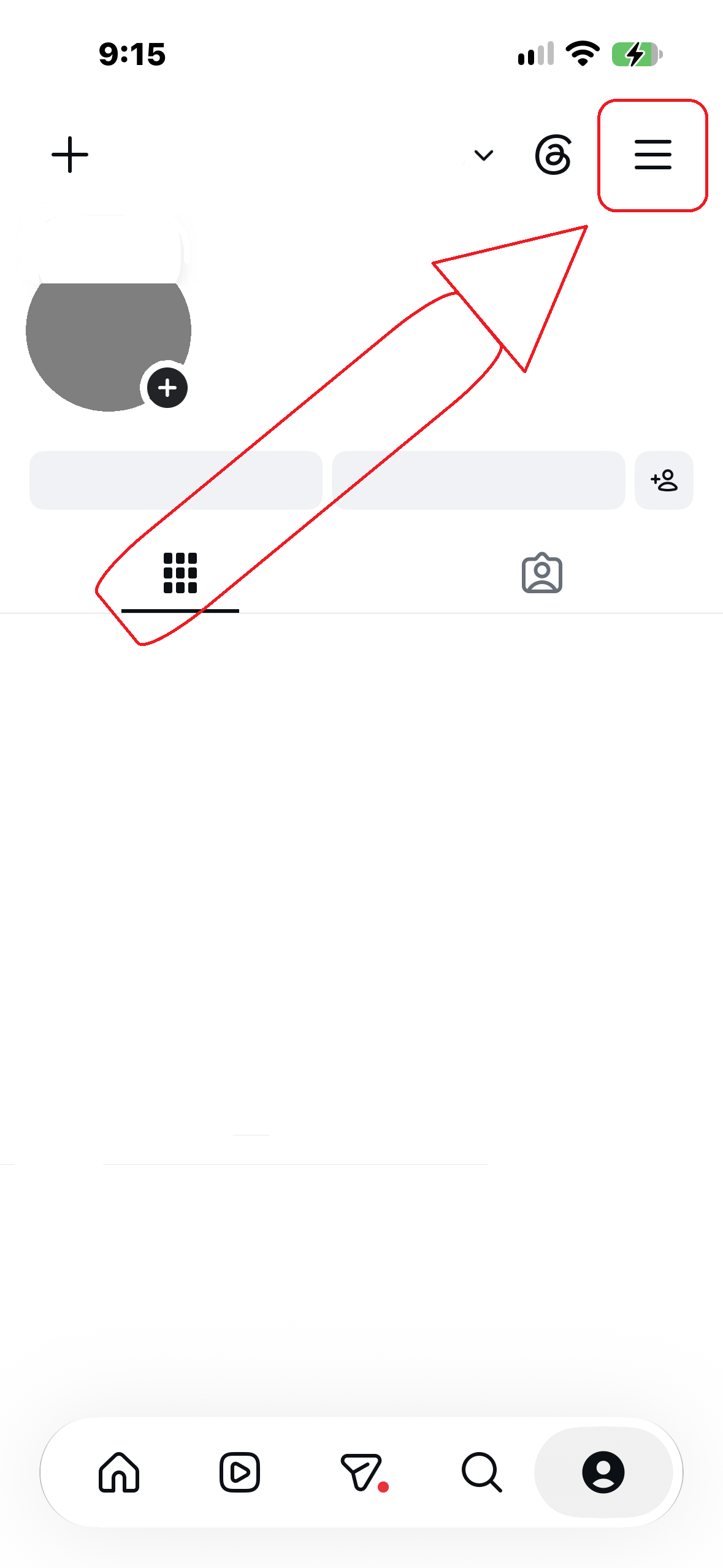 Open the settings page